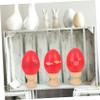 ABOOFAN Easter Egg Decorations 10 Handmade Wooden Eggs Red Easter Egg Dye Kit view 4