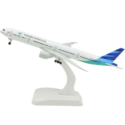 CHICHIYANG 1:400 Scale Alloy Garuda Indonesia Airlines B777 Aircraft Model Die-Cast Airplane Airshow Model Souvenir Static Display