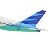 CHICHIYANG 1:400 Scale Alloy Garuda Indonesia Airlines B777 Aircraft Model Die-Cast Airplane Airshow Model Souvenir Static Display view 2