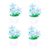 ARTIBETTER 4pcs Flower Plant Kit for Boys and Girls Creative Small Potted Plant Craft Flower Accessories for Educational Fun and Family Bonding Activities view 1