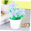 ARTIBETTER 4pcs Flower Plant Kit for Boys and Girls Creative Small Potted Plant Craft Flower Accessories for Educational Fun and Family Bonding Activities view 3