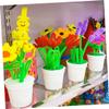 ARTIBETTER 4pcs Flower Plant Kit for Boys and Girls Creative Small Potted Plant Craft Flower Accessories for Educational Fun and Family Bonding Activities view 4
