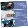 SUPVOX 2pcs Poker Chips Tray Poker Chip Organizer Rack Case Transparent Storage Box view 3