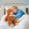 22" & 4.5 lbs Highland Cow Weighted Stuffed Animal, Adjustable Sitting & Laying Plush Toy Pillows with Removable Ceramsite Bag for Companion, Cuddly & Soft Gifts for Adults, Kids, Boys and Girls view 4