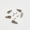 5PCS RC Airplane Servo Linkage Rod Clevis Coupler U-Shaped Nylon Clamp with Screws for RC Plane Helicopter DIY Model Aircraft Pushrod Connecting Part (for 2.5mm Rod Gray) view 4