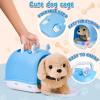 Cleboen 14pcs Robot Dog Toys for Kids Girls Boys 3-6, Realistic Electronic Interactive Plush Toy Dog with Walk & Bark, Pretend Play Puppy Pet Care Playset, 3 4 5 6 Year Old Girl Birthday Gift Ideas view 4