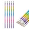 12PCS Pencil HB Gradient Cute Pencils Colorful Drawing Pencil Set For Kids Student Sketching School Supplies view 3