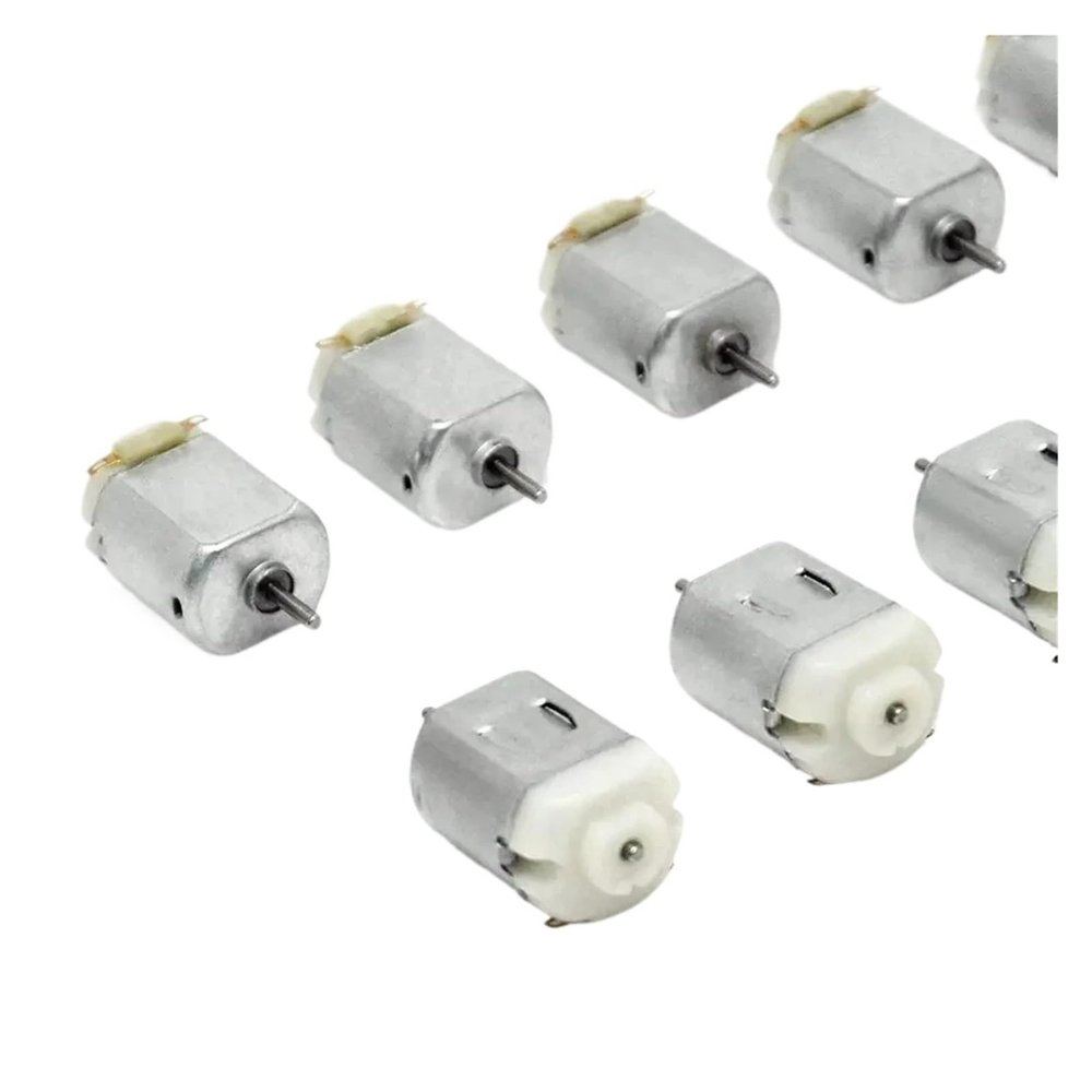 10Pcs 130 Micro DC Motor 3V-6V 8000RPM Miniature Electric motor four-wheel motor small DIY Toys Hobbies Smart Car