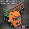 Authticar Remote Control Transport Truck, 1:18 Scale All Terrain 9 Channel Alloy Electric Construction Vehicle Toy with Lights and Sounds for Teen s and s (Timber Transport Truck) view 2