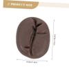 BESPORTBLE 50Pcs Lifelike Artificial Coffee Bean Props for Kitchen Photo Display Party Food Presentation Restaurant Decoration Realistic Imitation Coffee Beans Matte Finish view 2