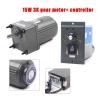 220V/110V 15W AC Gear Motor CW/CCW Single-Phase Gear Motor 0-450 RPM Electric Variable Speed Adjustable Controller Governor(220V 100K(0-12.5RPM)) view 3