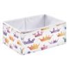 Kigai Cartoon Crown Cube Storage Bins 11x11 inch Collapsible Fabric Storage Cubes Organizer Foldable Boxes Decorative Basket for Home Organizing view 2
