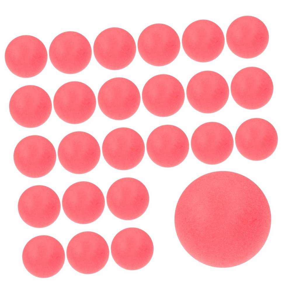 Happyyami 100pcs Balls 40mm Seamless Pong Balls Reusable Plastic Perfect for Parties