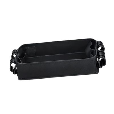 Abaodam Stroller Snack Tray Phone Holder for Boys and Girls Car Seat Versatile Wagon Seat Accessory Oxford Fabric Tray Black