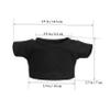 FELTECHELECTR 4pcs Stuffed Animal Short Sleeve T-Shirts Bear Doll Clothes Cotton Decorative Doll Decor view 2