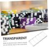 BESPORTBLE Wear-Resistant Poker Chip Box Portable Poker Chip Holder Tray Plastic Storage Organizer view 4