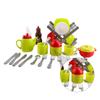 Hohopeti Interactive Kitchen Supplies Set Dish Rack Teapot Toy Educational Toy for Boys and Girls Lightweight Plastic view 1