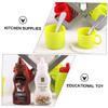 Hohopeti Interactive Kitchen Supplies Set Dish Rack Teapot Toy Educational Toy for Boys and Girls Lightweight Plastic view 3