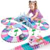 Car Toys for Kid 4-6, 194 PCS Race Car Track for Kids Ages 4-8, Monster Truck 2+ Year Old Birthday Gift Toddler Cars Toy for 3+ Year Old Girl Boy view 1