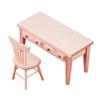 BESPORTBLE 1set Scale Miniature Dollhouse Furniture Set Desk and Chair Kit for Creative Home Decor Dollhouse Simulation Accessories for Collectors and Landscaping view 1