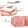 BESPORTBLE 1set Scale Miniature Dollhouse Furniture Set Desk and Chair Kit for Creative Home Decor Dollhouse Simulation Accessories for Collectors and Landscaping view 4