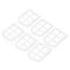 6PCS Dollhouse Windows Miniature Window Frame Ornament 1:12 Scale Dollhouse Furniture Tiny Wooden Window for Decoration view 3