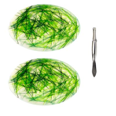 2 Pack Skin Picking Fidget Pads with Tweezer for Trichotillomania Hair Pulling Skin Picking Fidget Toys Skin Hair Picking Fidget