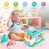iFaveorr Toys for 1 Year Old Girl Gifts, 10-in-1 Montessori Toys Bus for Baby 6-12 12-18 Months, Educational Musical Learning Toddler Toy Ages 1-2, First Birthday Gifts for Girls and Boys view 2