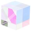 Cabilock Optical Glass Prism Cube Sided Sun Catcher for Photography and Home Decor Light Refraction Demonstration Prop Glass for Garden and Science Use view 1