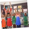 KICHOUSE 5pcs Boys and Girls Painting Cooking Aprons Boy Girl Smocks for Art Baking Play Non-staining Boy Girl Aprons view 2