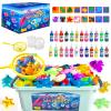 Blissofun Magic Water Elf Toy Kit, Aqua Fairy Water Gel Kit with 24 Magic Gels, 16 Sea Creature Molds Arts & Crafts DIY STEM for Kids Ages 3+, Christmas Gifts, Birthday Gifts, Party Favors(24 Color B) view 1