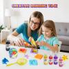 Blissofun Magic Water Elf Toy Kit, Aqua Fairy Water Gel Kit with 24 Magic Gels, 16 Sea Creature Molds Arts & Crafts DIY STEM for Kids Ages 3+, Christmas Gifts, Birthday Gifts, Party Favors(24 Color B) view 4