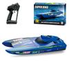 Actualia RC Boat for Lakes & Pools & Salt Water, 30KM/H High Speed Turbo Boat 2.4G Brushless Remote Control Ship, Professional Speedboat Watercraft Summer Toys Gift for Adult view 1