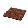 12 inch Chessboard Shaped Acacia Wood Interlocking Floor, Natural and Beautiful Colors, Innovative Chessboard Design, Sturdy and Durable Interlocking, Suitable for Seaside Vacation Home terraces view 4