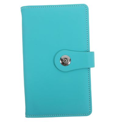 Cabilock Money Sleeves Binder Book for Collectors Capacity Cash Savings Organizer Secure Magnetic Lock for Coins and Commemorative Notes Lake