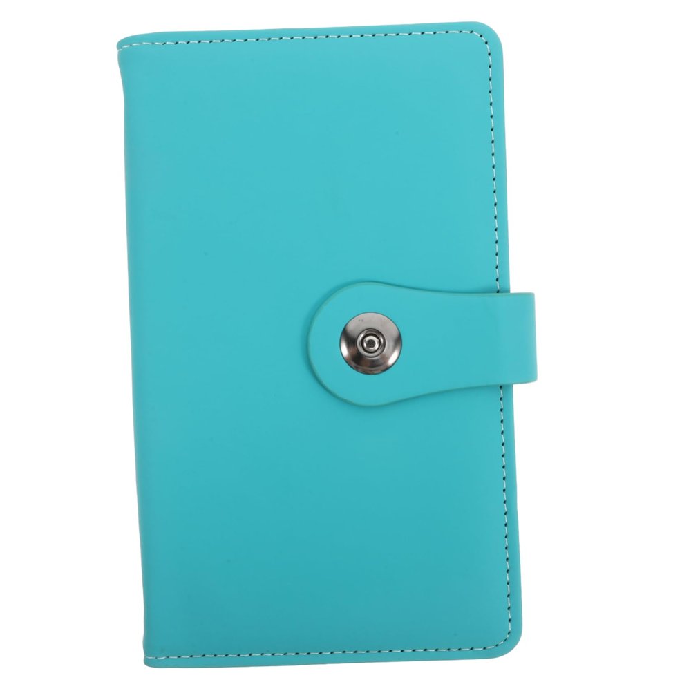 Cabilock Money Sleeves Binder Book for Collectors Capacity Cash Savings Organizer Secure Magnetic Lock for Coins and Commemorative Notes Lake