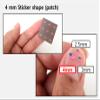 4mm FBI Patch Sticker 9ea in 1 Set (0.157 X 0.107 inch) view 4