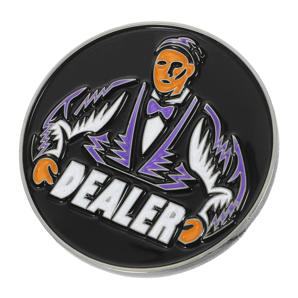 TOYANDONA Button for Poker Games Game Accessory Smooth Edges Card Indicator for and Festivals Design