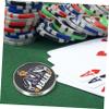TOYANDONA Button for Poker Games Game Accessory Smooth Edges Card Indicator for and Festivals Design view 3
