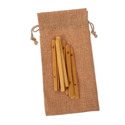 FELTECHELECTR Fortune Telling Game 10pcs Bamboo Divination Sticks Chinese Style Design for Spiritual Guidance