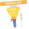 Hemoton Interactive Catch Ball Toys for Boys and Girls Funny Catch Launcher Balls Household Cup Pit Boys and Girls Accessory Pop Random Color view 2
