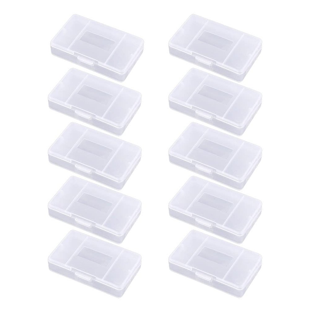 10pcs Transparent Game Cartridge Cases PP Playing Cards Cartridge For Case