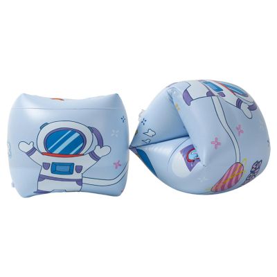 1Pair Arm Swimming Arm Floaties Inflatable Swim Arm Band Floater Sleeves Water Wing for Adult Kids Boy Girls