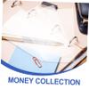 ARTIBETTER 100pcs Bill Holder Storage Bags for Banknotes Currency Protectors for Collectors Water-resistant Sleeves for Documents Tickets and Memorabilia view 3