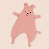 Lovely Embroidered Bear Baby Soothing Blanket Four-Layer Muslin SleepAid Baby Toy Lightweight For Newborn Boys Girls view 2