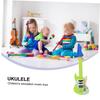 BESPORTBLE 1pc Cartoon Boys and Girls Ukulele Guitar Toy for Early Music Education Random Mini Musical Instrument for Home School Learning view 4