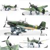 CHICHIYANG 1:72 Scale German Stuka JU-87G2 Attack Plane Model Alloy Die-cast Fighting Airplane Aviation Miniature for Enthusiasts view 2