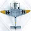 CHICHIYANG 1:72 Scale German Stuka JU-87G2 Attack Plane Model Alloy Die-cast Fighting Airplane Aviation Miniature for Enthusiasts view 3