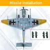 CHICHIYANG 1:72 Scale German Stuka JU-87G2 Attack Plane Model Alloy Die-cast Fighting Airplane Aviation Miniature for Enthusiasts view 4