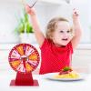 TOPPERFUN Rotatable Prize Turntable Raffle Game Stand for Parties Events and Family Gatherings Fun Carnival Activity Prop view 4